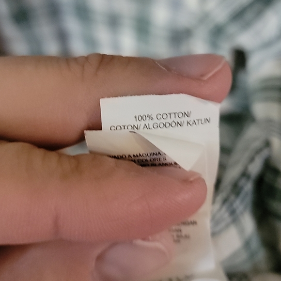 Lucky Brand Sz M Button Down shirt 100% cotton - Picture 7 of 7